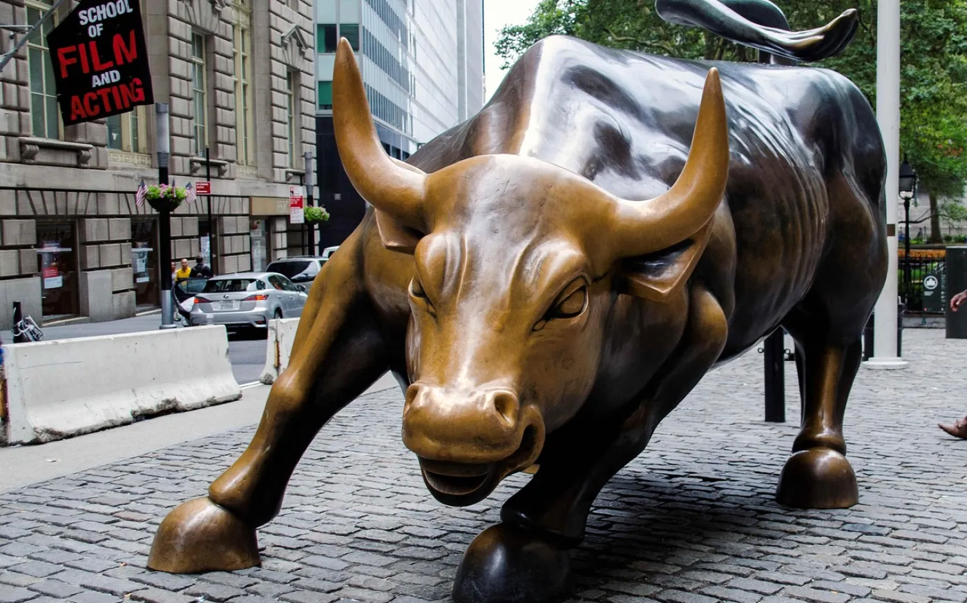 Bull statue