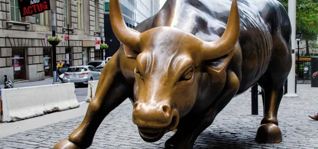 Bull statue